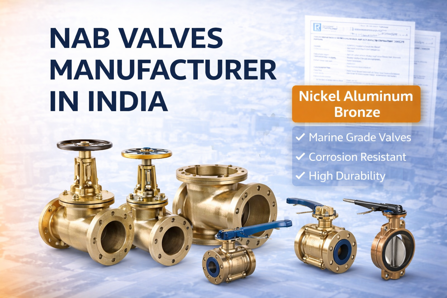 Nickel Aluminum Bronze NAB Valves Manufacturer