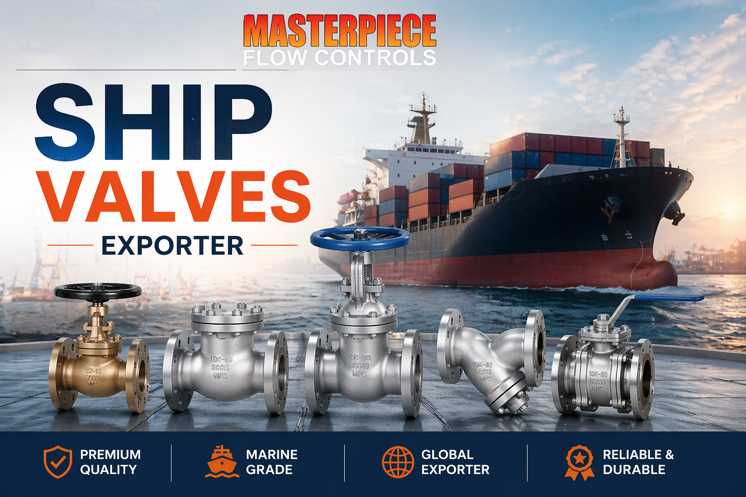 Ship valves exporter - MarineValves global marine valve supply